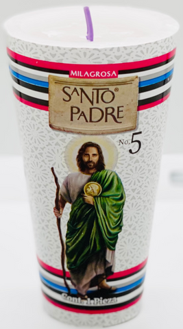 CANDLE Milagrosa Santo Padre (San Judas)